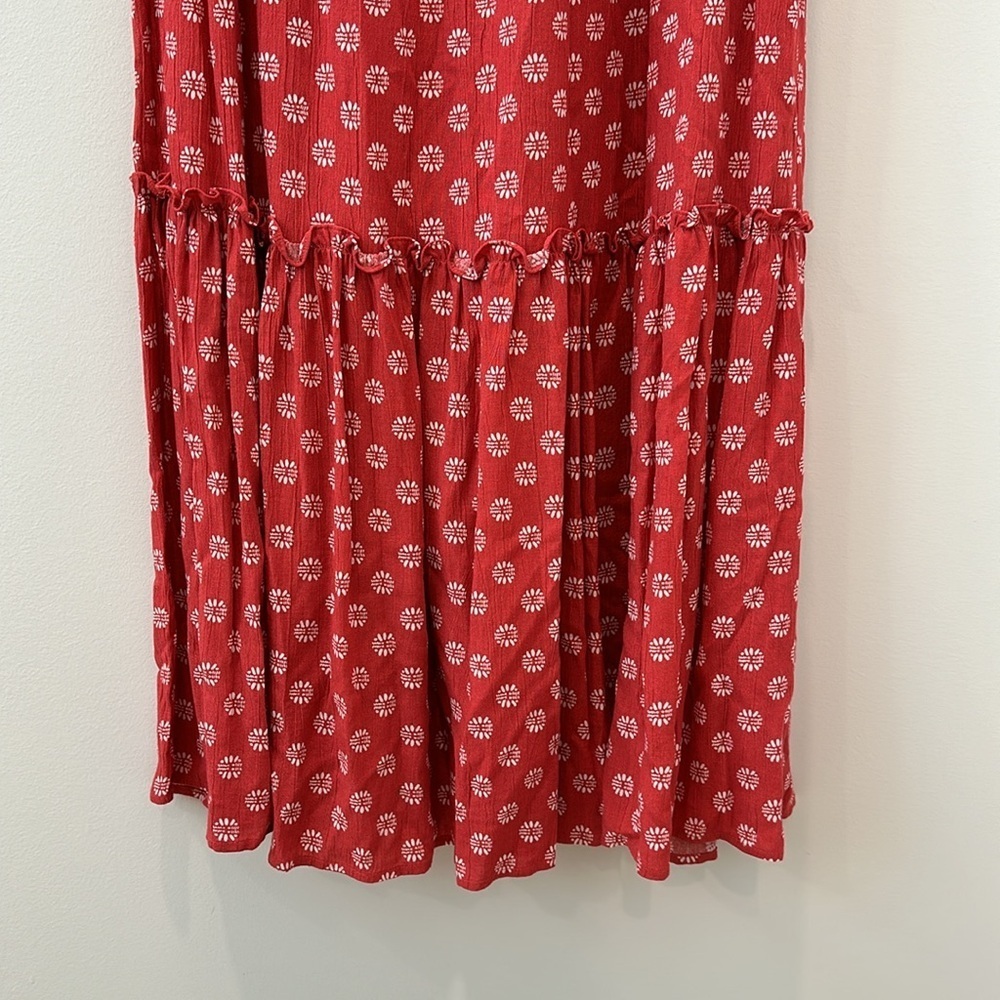 Women’s Printed Off The Shoulder Maxi Dress Boho Prairie Peasant Summer Sundress - Picture 8 of 11